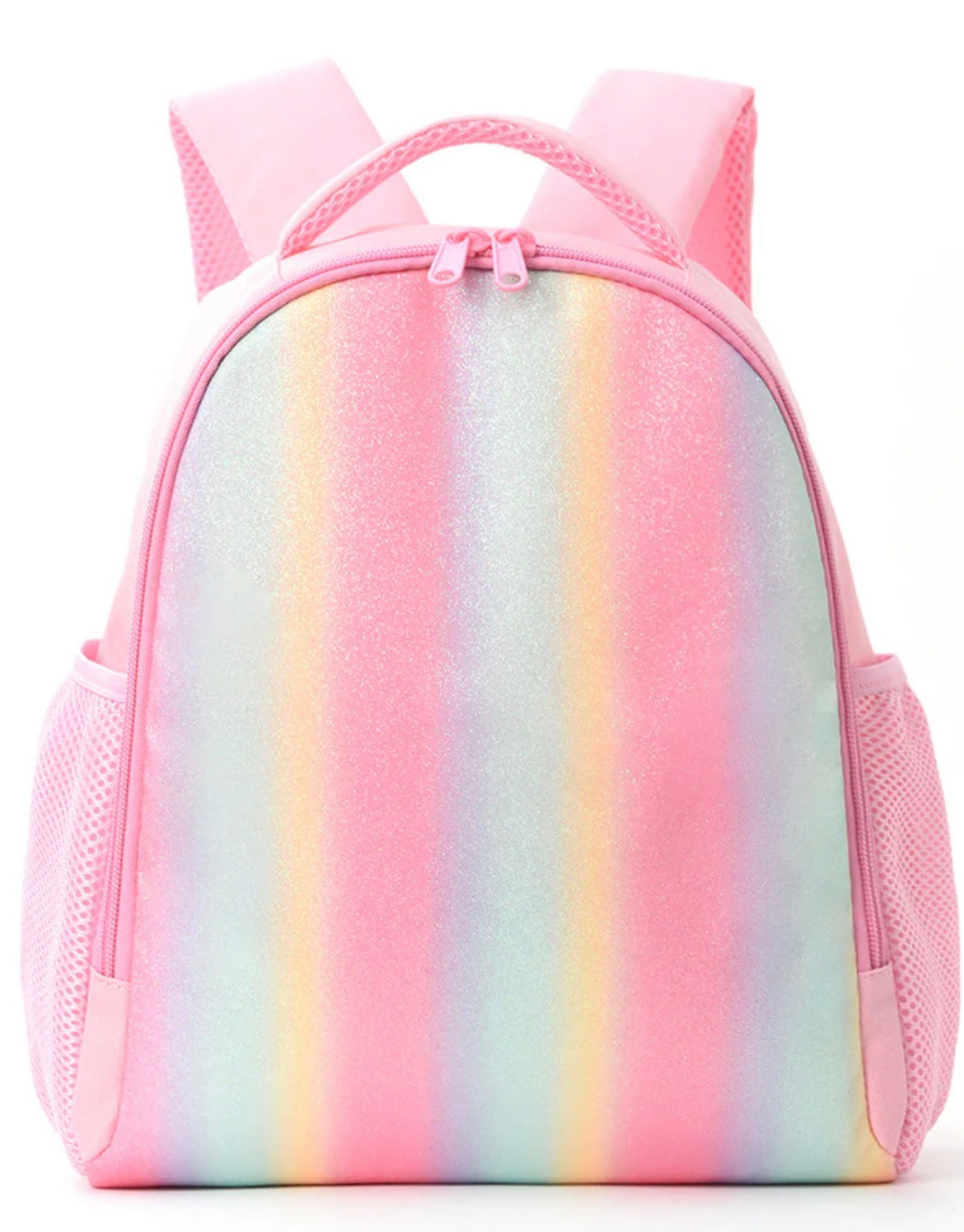 Backpack rainbow pink school back