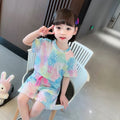 Smile suit set short-sleeved