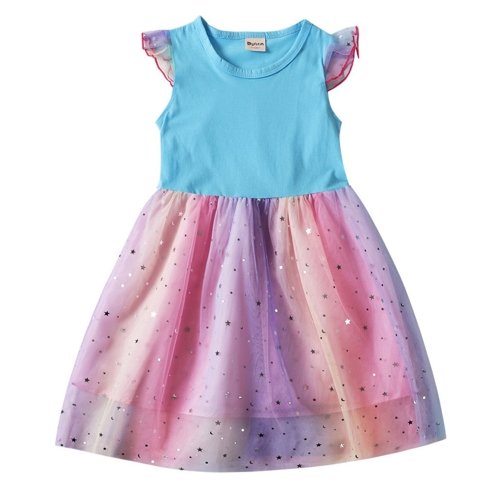 Short-sleeved princess dress