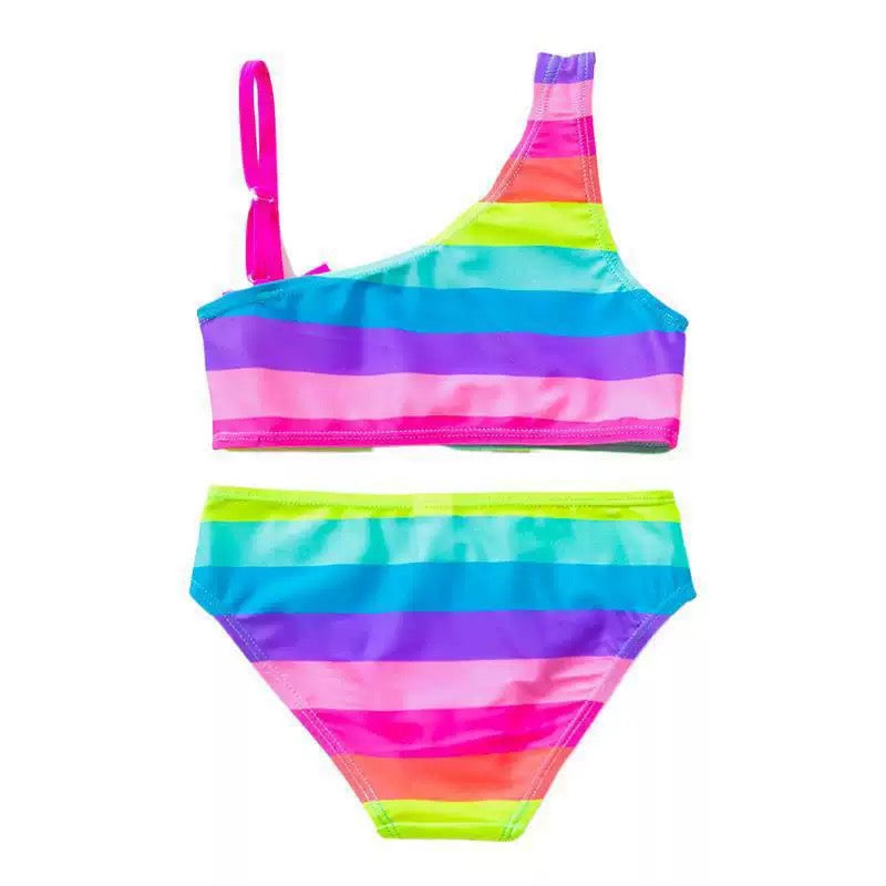 Cute swimsuit rainbow colour