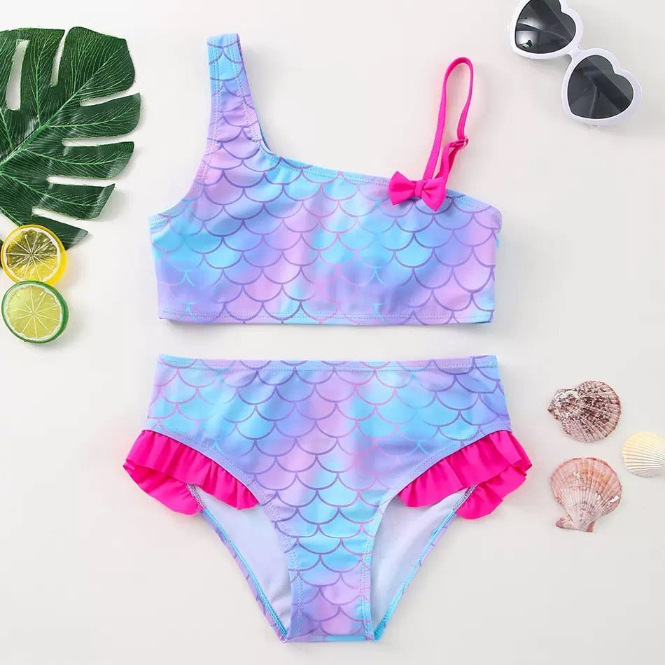 Cute scale swimsuit for girl