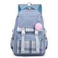 Backpack - School Bags plaid Kawaii Ita Backpack