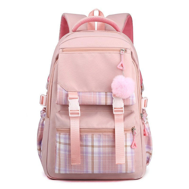 Backpack - School Bags plaid Kawaii Ita Backpack