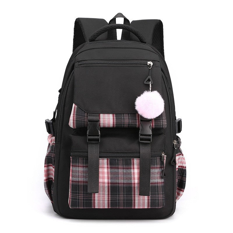 Backpack - School Bags plaid Kawaii Ita Backpack